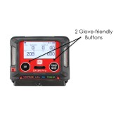 RKI Instruments 72- PAC-C GX-3R Pro 5 Gas Monitor LEL/O2/H2S & CO/NO2 0-20 ppm with 100-240 VAC Charger